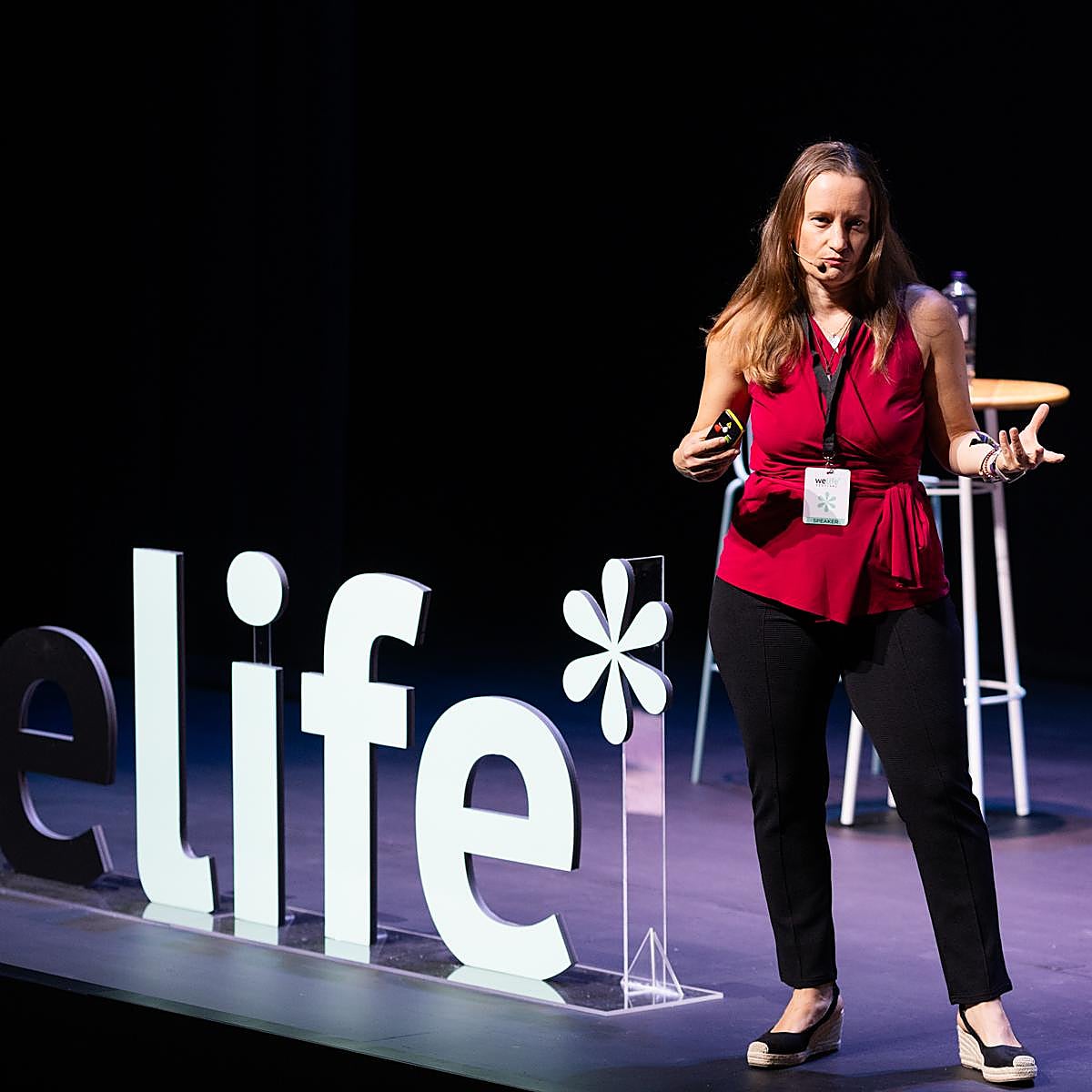 Sari Arponen, durante su charla en The Expert Room.