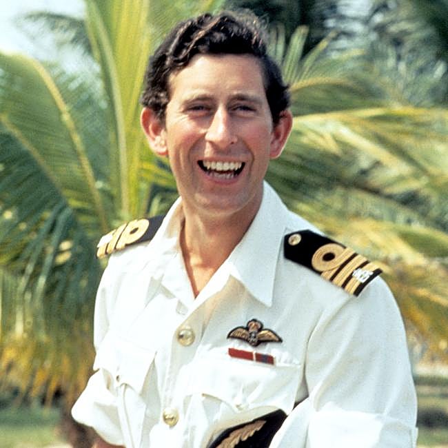 El actual rey Carlos III de Inglaterra, en una imagen de su juventud.