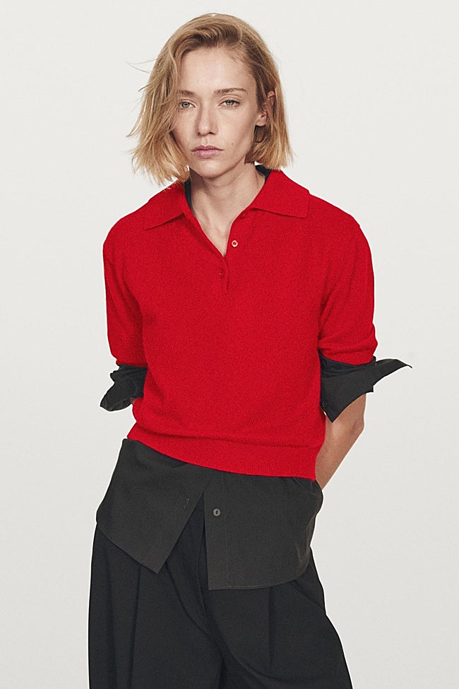 Jersey rojo de Massimo Dutti (129 euros)