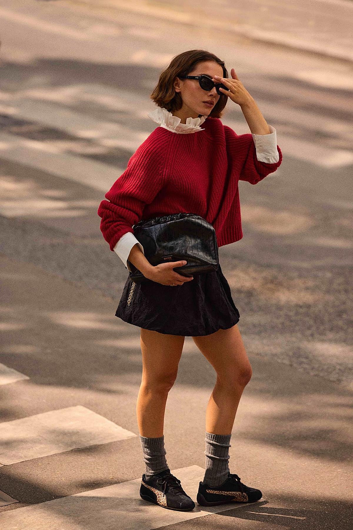 Estilismo con zapatillas de Puma x Balzac Paris en Courir.