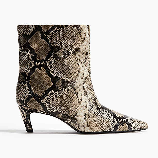 Botines estampados de H&M (45,99 euros)