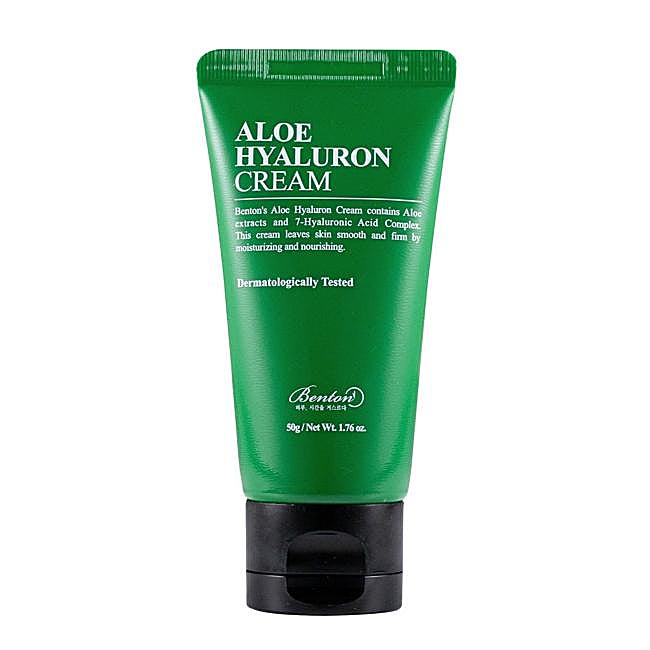 Aloe Hyaluron Cream, de Benton. Precio: 20.99 euros.