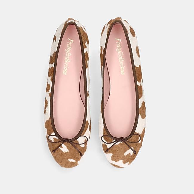 Bailarina con estampado animal de Pretty Ballerinas, 199 euros.
