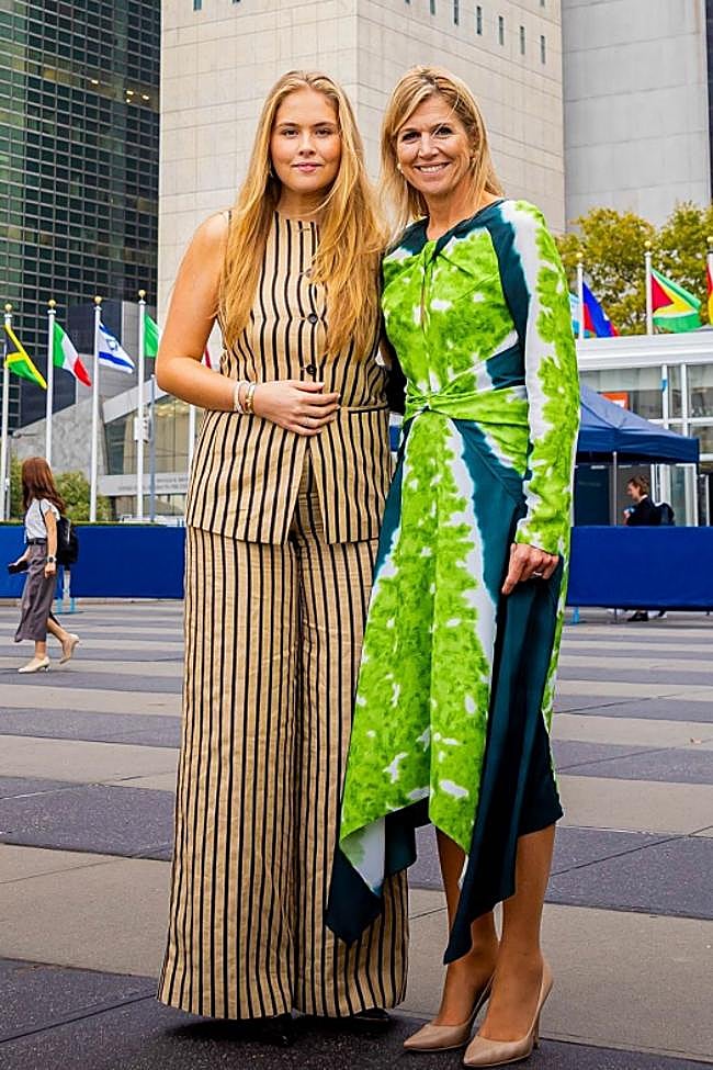 El look de Amalia de Holanda en Nueva York
