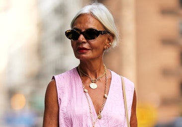 Mujer con piel madurada.