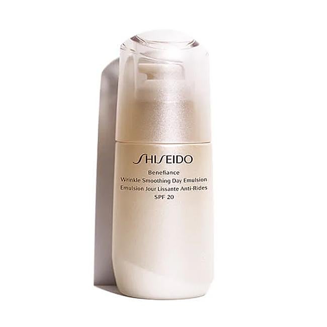 Benefiance Wrinkle Smoothing Day Emulsion, de Shiseido. Precio: 60.95 euros.