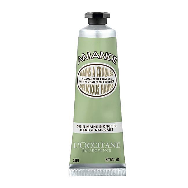 Crema de manos de almendra de L'Occitane.