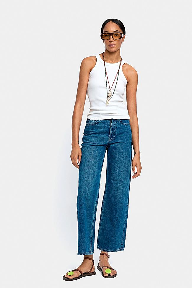 Vaqueros estilo wide leg de Parfois.