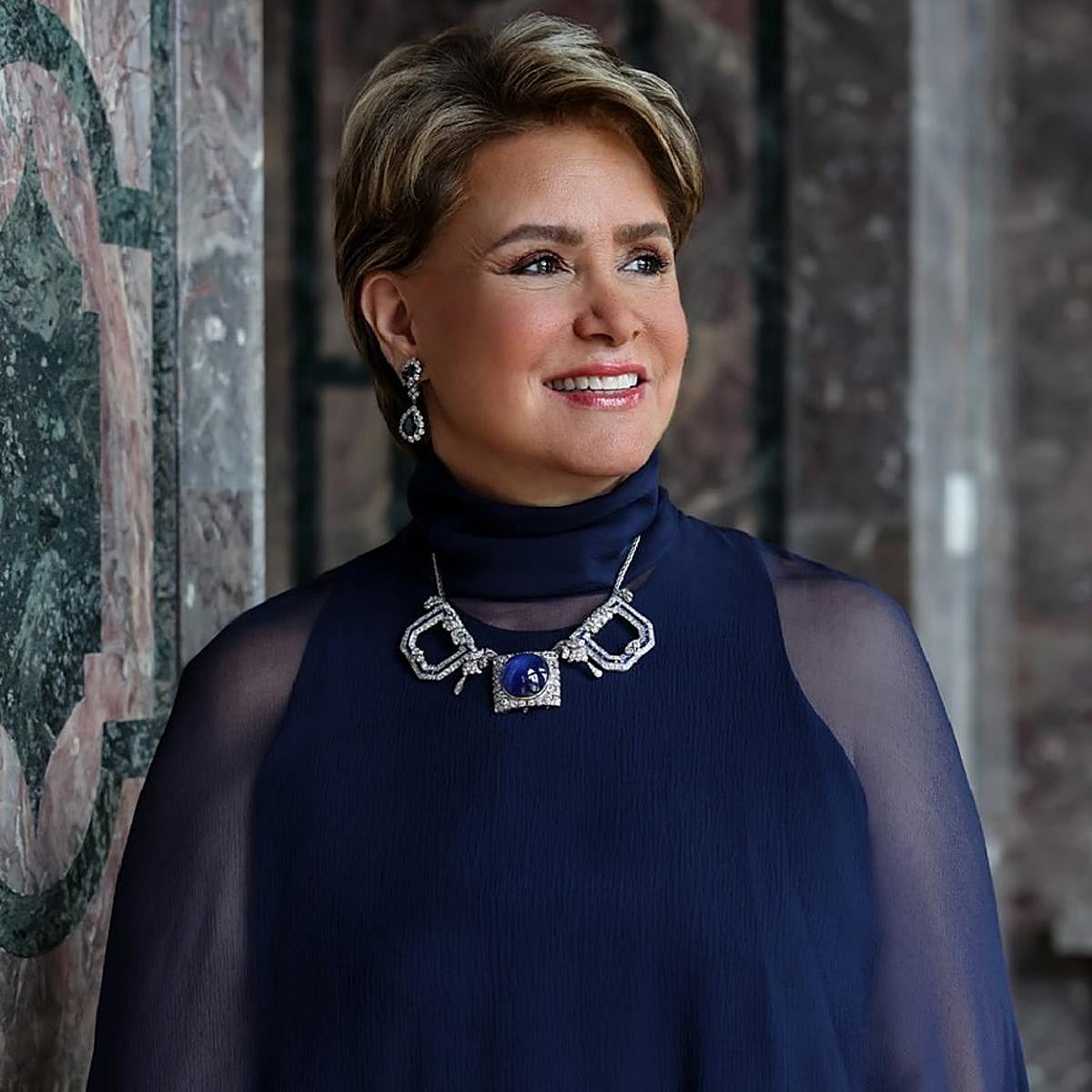 La Gran Duquesa María Teresa de Luxemburgo, en una foto oficial.