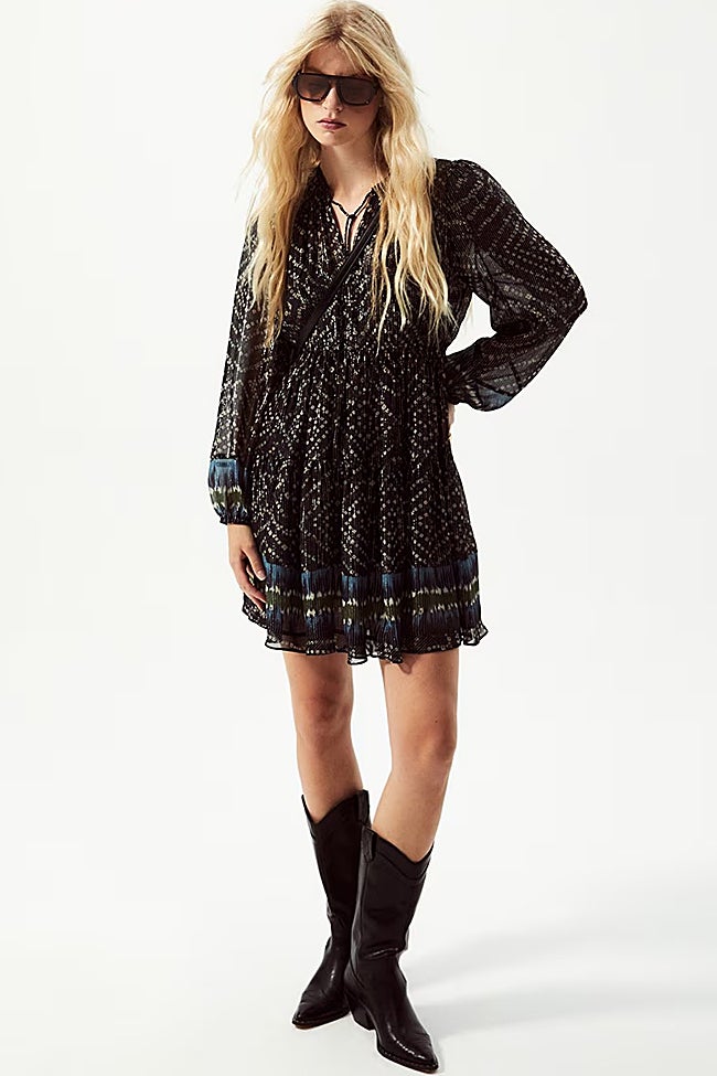 Vestido estampado de Sfera (35,99 euros)