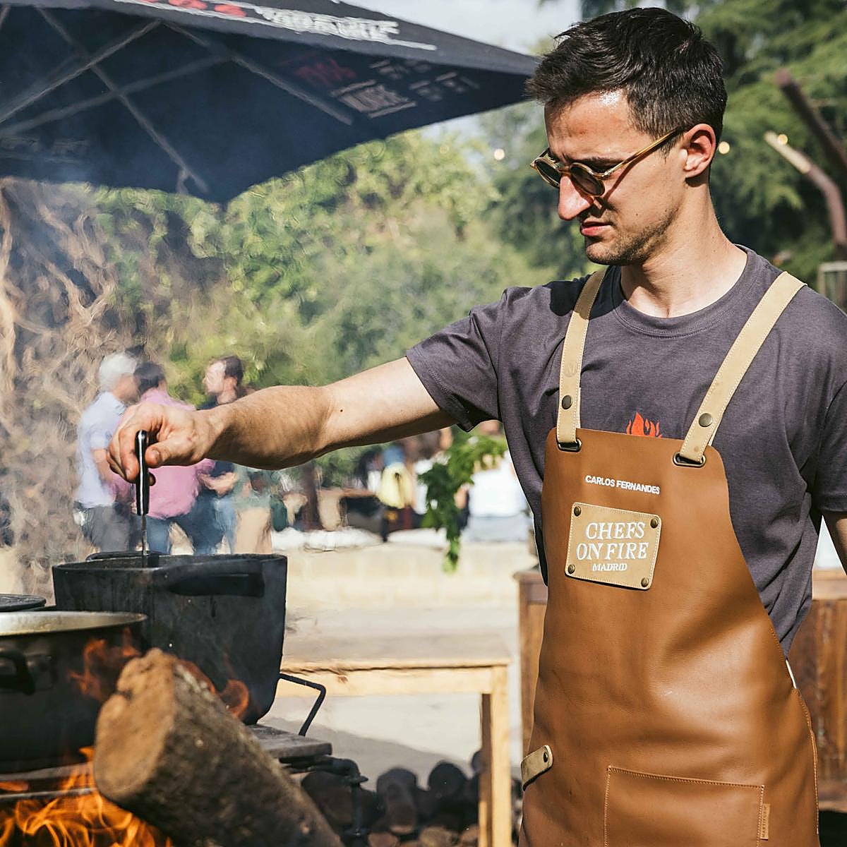 Un momento de la primera edición de Chefs on fire, la cita gastrónomica perfecta para comenzar el otoño en Madrid.