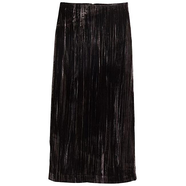 Falda marrón de H&M, 49,99 euros.