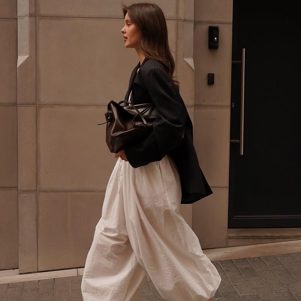 Look con pantalones bombacho