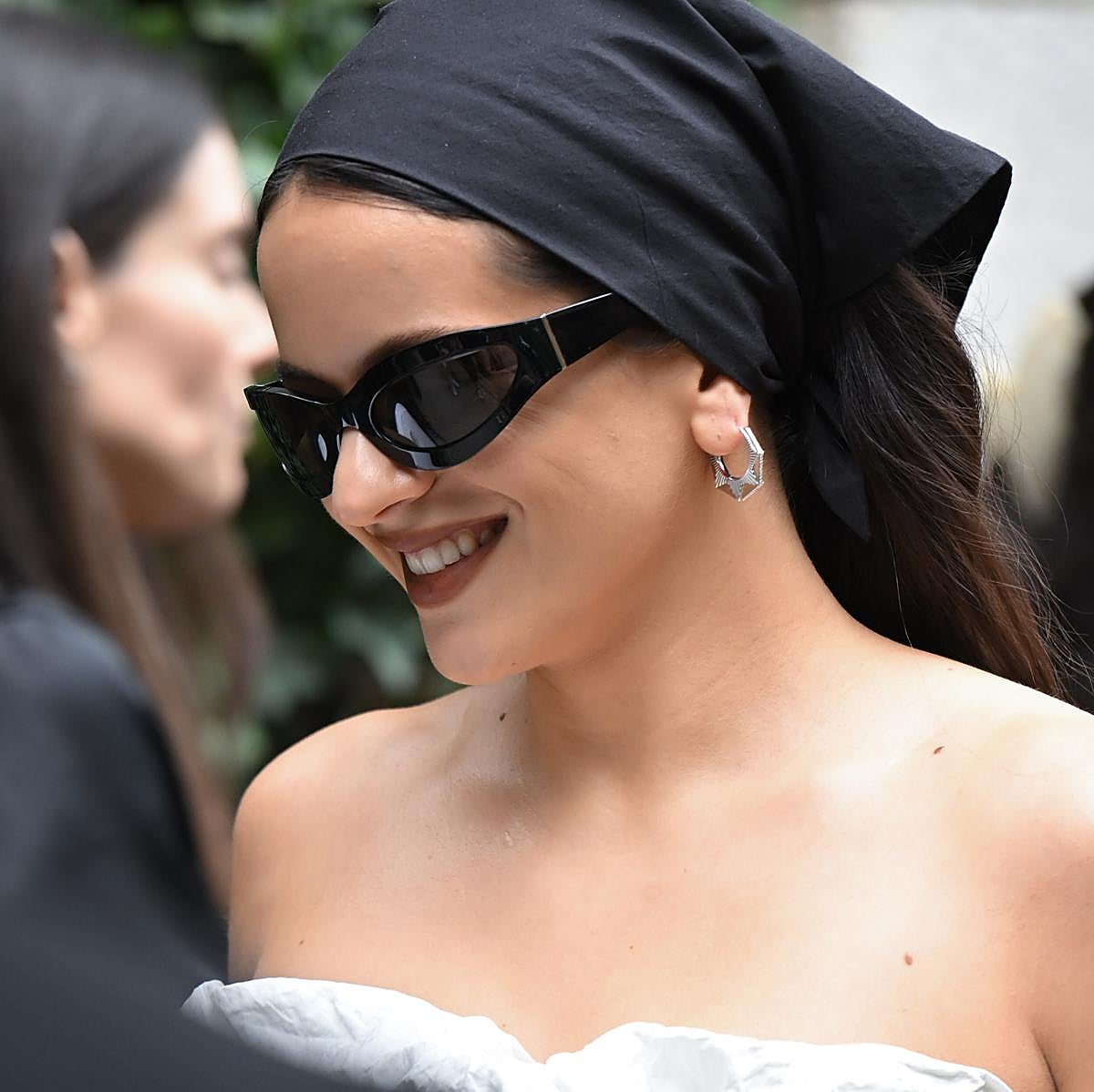 Rosalía en el desfile de Calvin Klein en la Semana de la Moda de Nueva York.