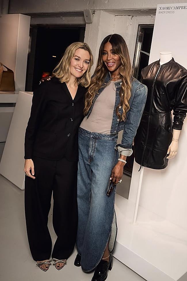 Marta Ortega y Naomi Campbell.