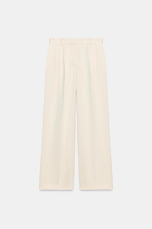 Pantalón recto pinzas (35,95€)