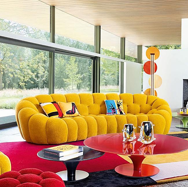 Sofá Bubble de la colección de Pedro Almodovar x Roche Bobois.