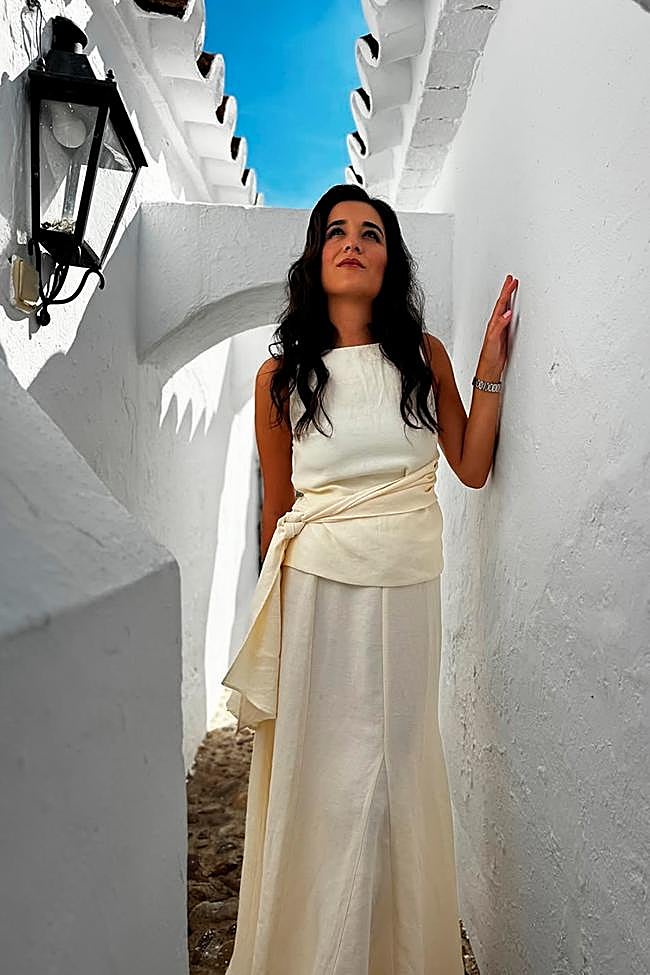 El look preboda de Bárbara Mirjan.