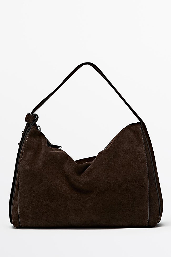 Bolso marrón de Massimo Dutti (199 euros)