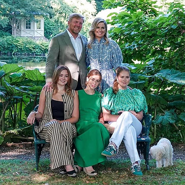 El último posado veraniego del rey Guillermo Alejandro y su familia.