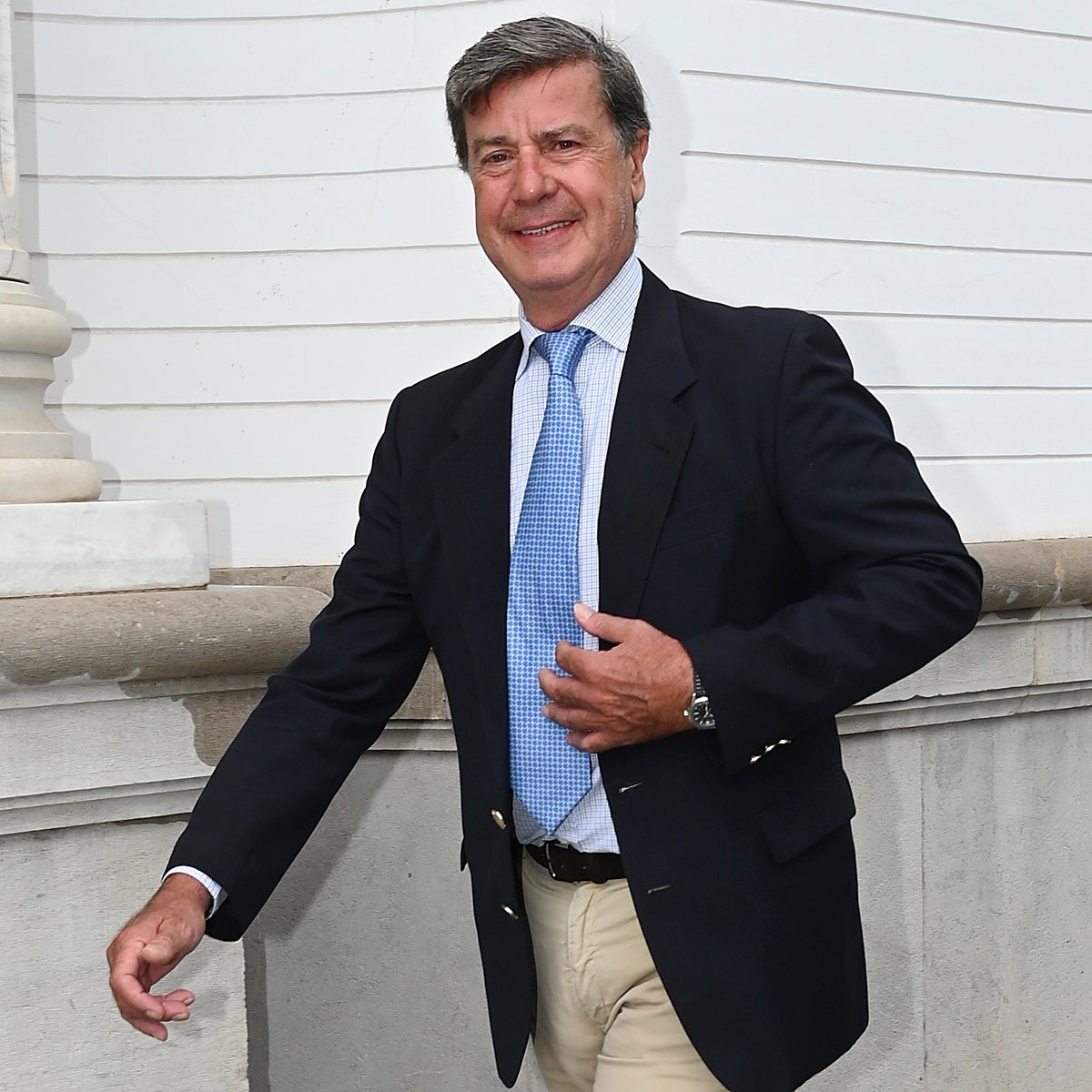 Cayetano Martínez de Irujo está muy volcado en sus labores agrícolas..