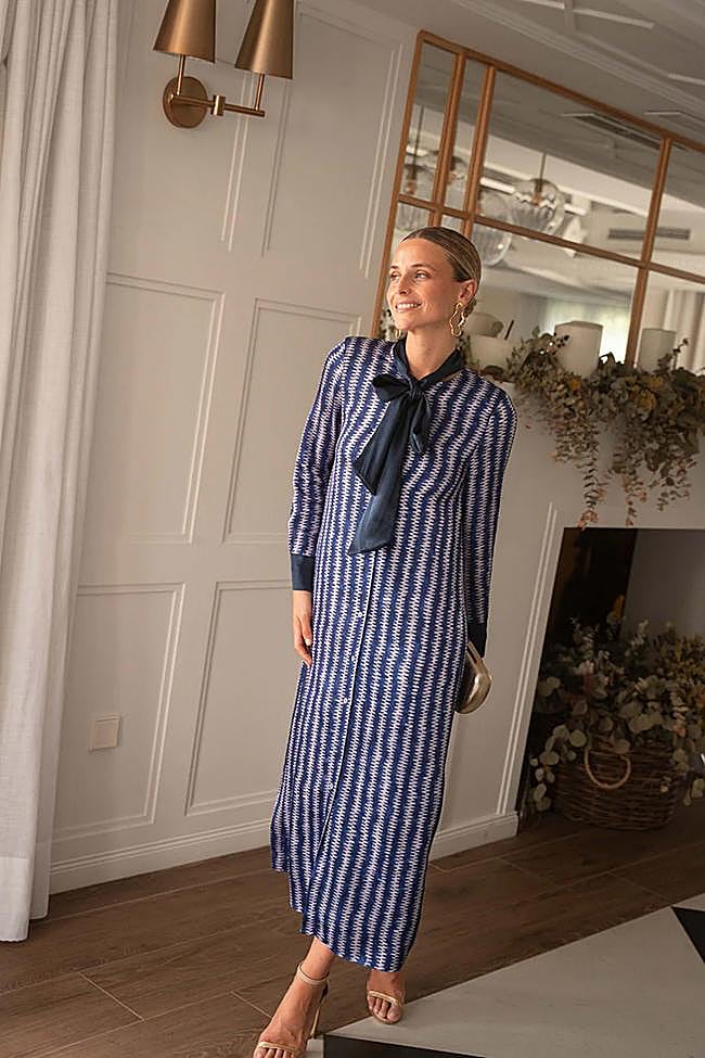 Vestido de invitada de Muscari.