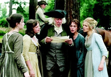 Imagen de la última adaptación de la novela de Jane Austen, Orgullo y Prejuicio.