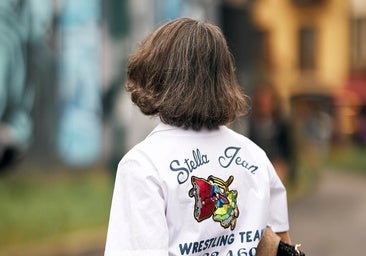 Mujer con la piel madura.