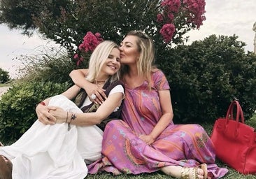 Amaia Montero con una de sus amigas íntimas, Eugenia Martínez de Irujo, en una foto reciente.