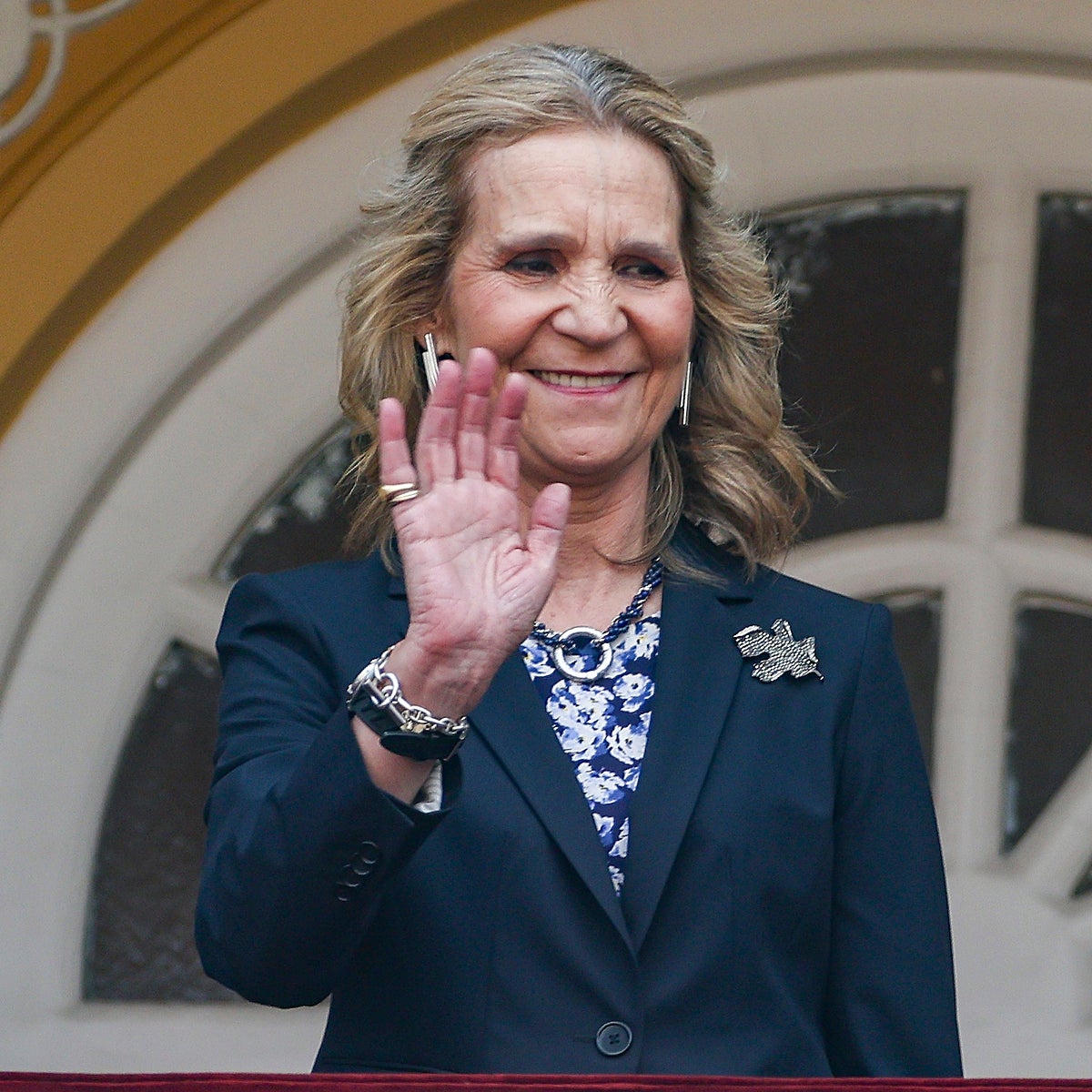 La infanta Elena durante una corrida de toros.