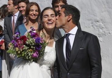 Blanca Llandres deslumbra con un vestido de novia de Nicolás Montenegro en su boda con Alberto Herrera