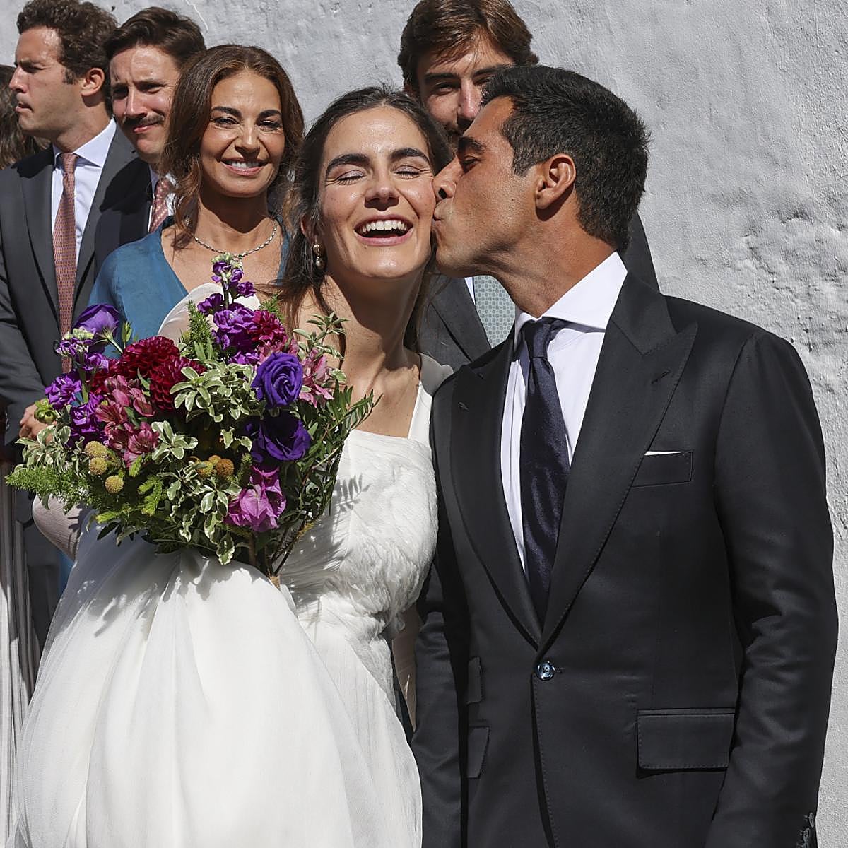 Blanca Llandres deslumbra con un vestido de novia de Nicolás Montenegro en su boda con Alberto Herrera
