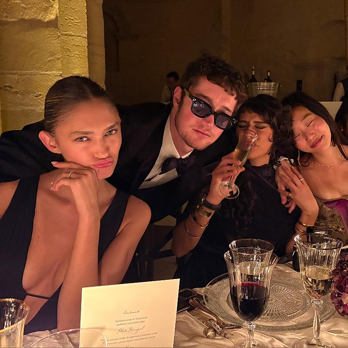 Algunas de las invitadas a la boda de Stella del Carmen Banderas.