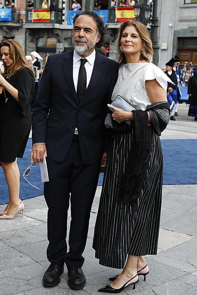 Alejandro González Iñárritu y María Eladia Hagerman.