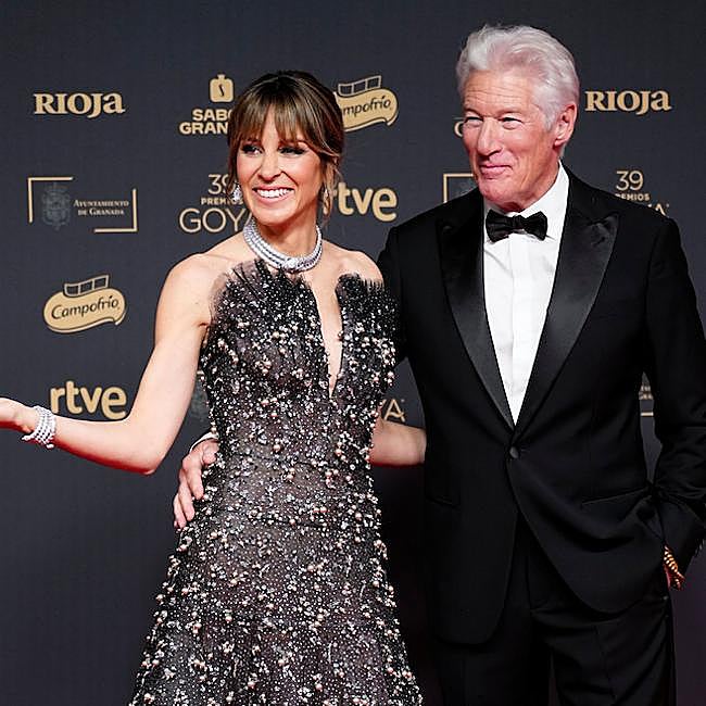 Alejandra y Richard Gere, en la pasada edición de los Premios Goya.