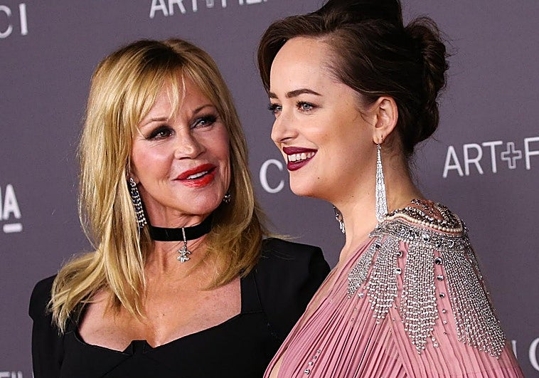 Melanie Griffith junto a su hija, Dakota Johnson.