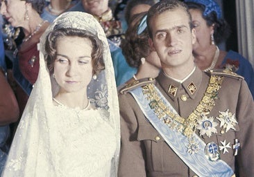 La boda de don Juan Carlos y doña Sofía en Atenas, en 1962