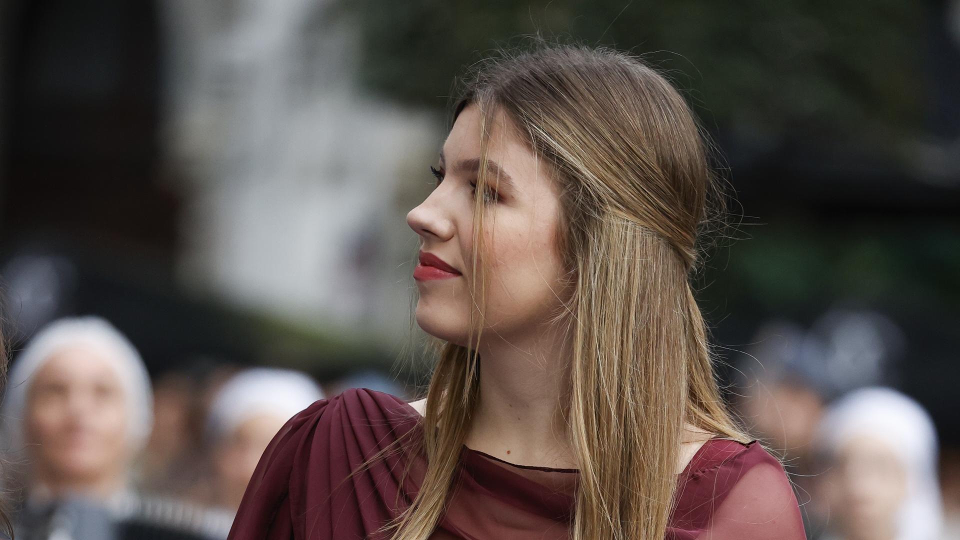 La infanta Sofía en los Premios Princesa de Asturias con el vestido viral  de las invitadas de otoño | Mujerhoy