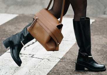 Botas de caña alta en color negro