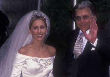 Alexandra Miller, el día de su enlace en 1995.