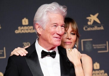 Richard y Alejandra Gere, en la última ediciñon de los Premios Goya.