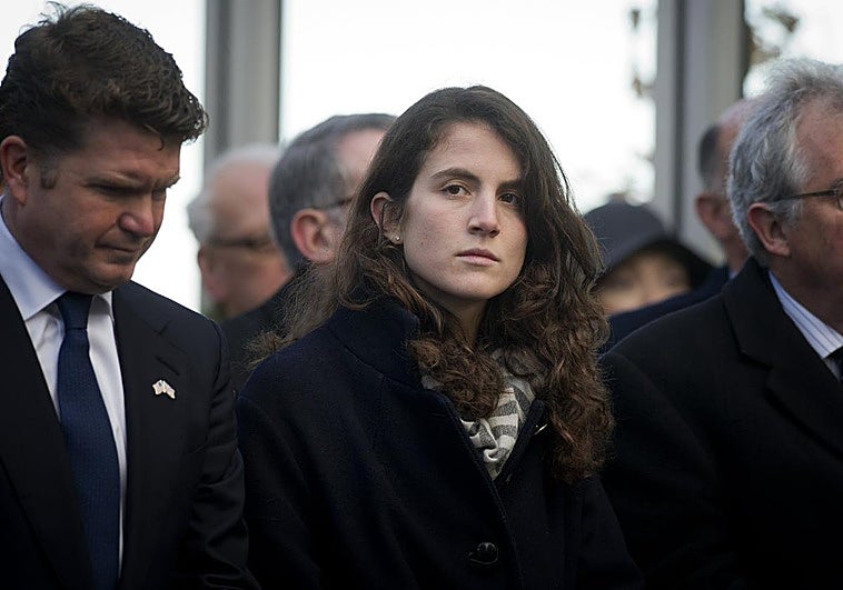 Tatiana Schlossberg, durante el memorial por los 50 años de la muerte de JFK.