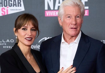 Alejandra y Richard Gere, este lunes 24 de noviembre en Madrid.