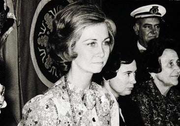 Doña Sofía, en una imagen de la década de los ochenta.