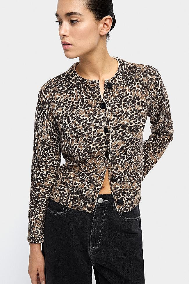 Chaqueta de estampado leopardo de Parfois (32,99 euros)