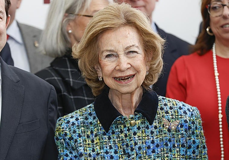 La reina Sofía en Burgos.