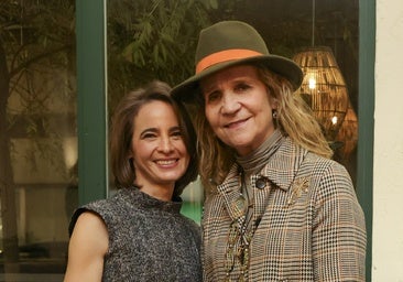 Laurence Debray y la infanta Elena, en la presentación de Reconciliación.