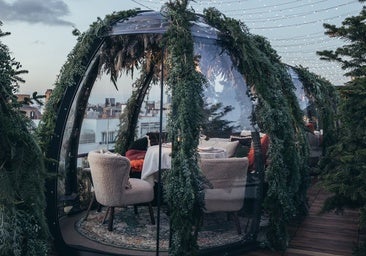 Así sabe la Navidad en el hotel más creativo de Madrid: menús por todo lo alto para estas fiestas y el lujo de cenar en un iglú