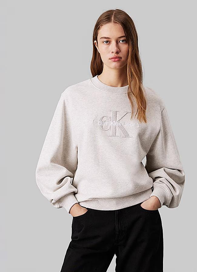 Imagen - Sudadera en gris de Calvin Klein.