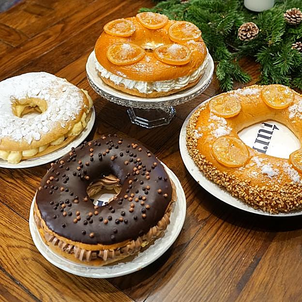 Las cuatro versiones del roscón de Reyes de Turris.